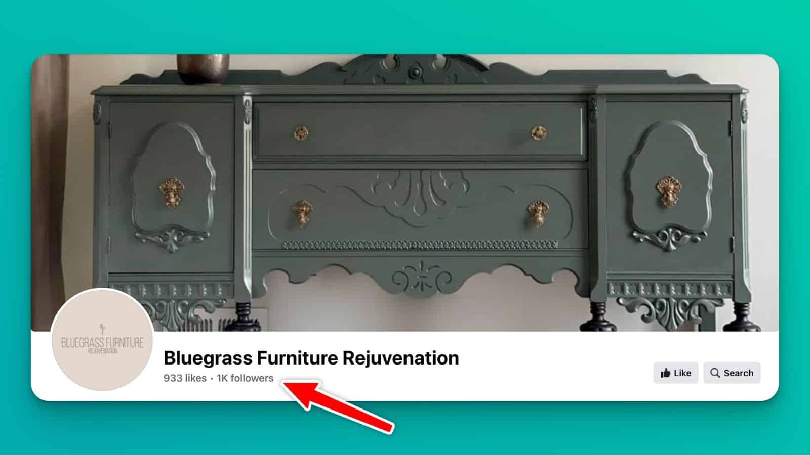 Furniture Flipping Facebook Page