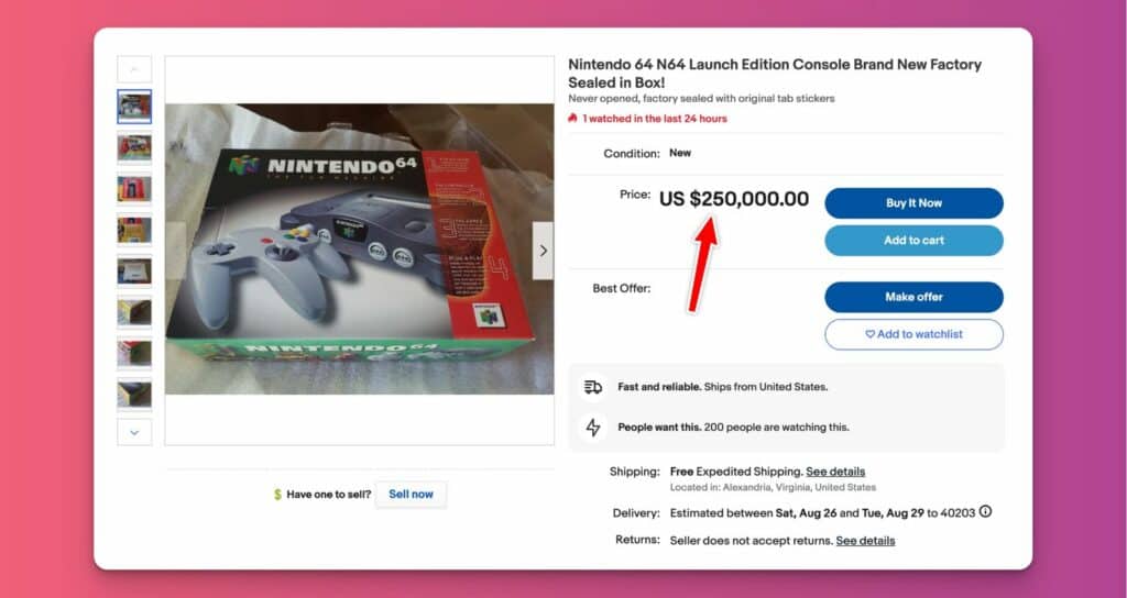 Nintendo 64 for Sale